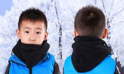 Cappello E Sciarpa Bambini Cappello Passamontagna Bambino Con Sciarpa - Inverno Caldo Con Pompon, 1-6 Anni Sciarpa Cappuccio Invernale - Foto 4