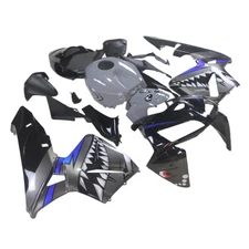 Gray Shark Attack ABS Fairing For Honda CBR600RR F5 2005 2006 Plastics Bodywork