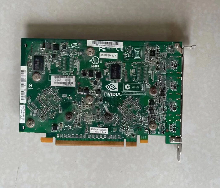 Nvidia Quadro NVS 450 512mb PCI-e DisplayPort Video Graphics Card HP 490565-001 - Image 3 of 4