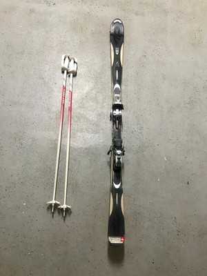 Used Crossfire Apache Skis 167cm 14m Radius Size Us 9 Boots And