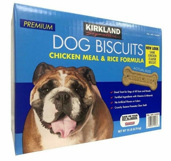 Kirkland Signature Premium Dog Biscuits Chicken Meal & Rice Formula 15