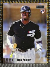 LUIS ROBERT  -  2020 STADIUM CLUB BLACK FOIL #289 