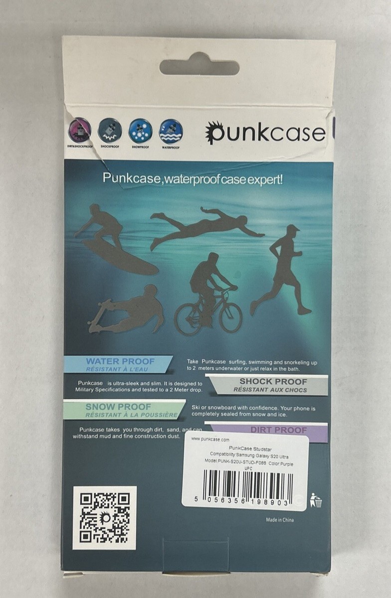 Punkcase Studstar Extreme Waterproof Phone Case for Samsung S20