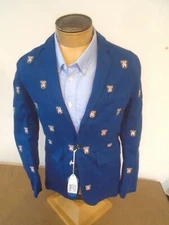 Castaway Nantucket Spinnaker Embroidered Blazer Sport Coat NWT Small 38R $245