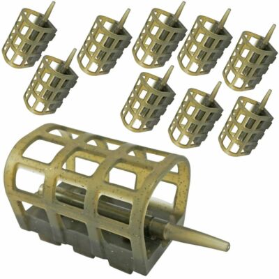 5-10 Gitterkörbe 2in1 In-Line Running CAGE FEEDER Life-ORANGE offene Futterkörbe