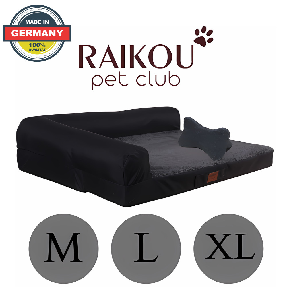 Hundebett Waschbar Orthopädisch – Weiches Hundekissen mit Rand, Anti-Rutsch