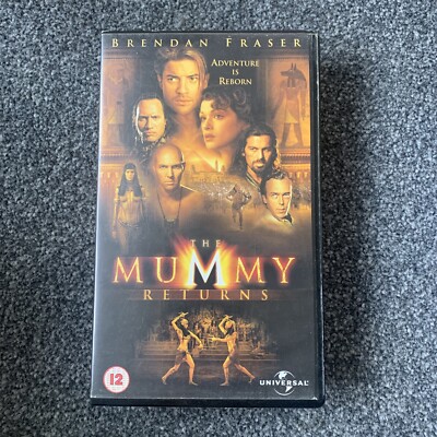 The Mummy Returns (2001)  - VHS Video - Universal - UK / PAL - Brendan Fraser