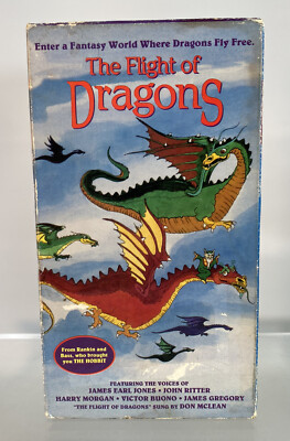Vintage The Flight Of Dragons Solar Xenon Rankin-Bass 1982 1992