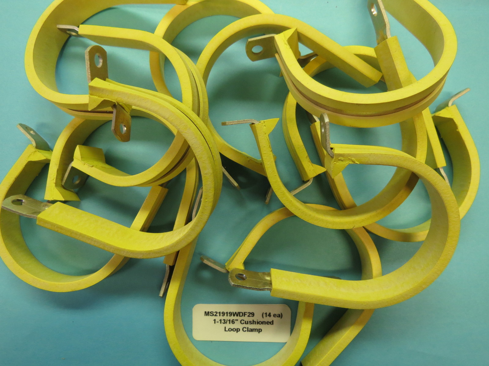 113/16” Nitrile Cushioned Loop Clamps Aircraft Adel UMPCO MS21919WDF29