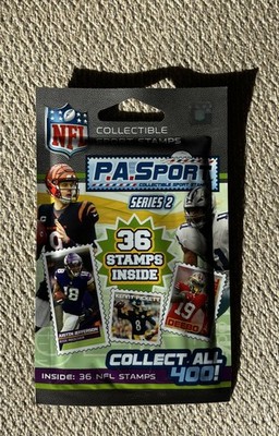 2022 NFL Collectible Sport 36 Stamps PA Sport Series 2 Unopened Pack
