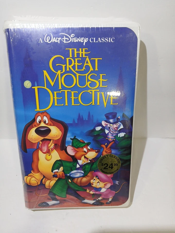 The Great Mouse Detective VHS Walt Disney Classic Sealed 1986 Animated Movie - Image 2 of 4