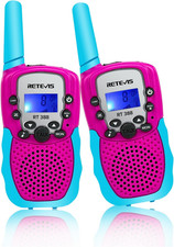 RT388 Giocattolo per 4-12 Anni, Walkie Talkie Bambini Con 8CH Torcia LCD Retroil