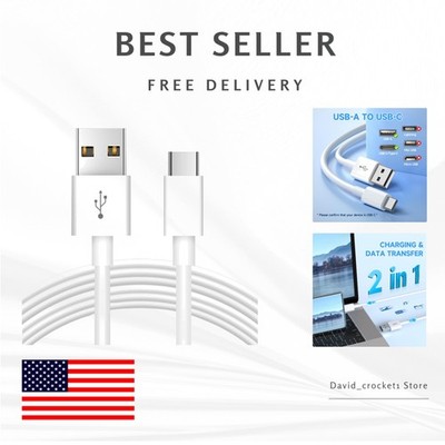 10ft USB A to USB C Cable - Reliable Charging & Data Transfer for All Devices