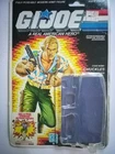 gi joe arah 1986 Chuckles card back file card with blister bubble