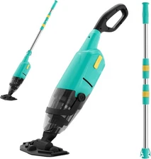 Cordless Rechargeable Pool Vacuum Cleaner, Above Ground Pool, Telescopic Handle