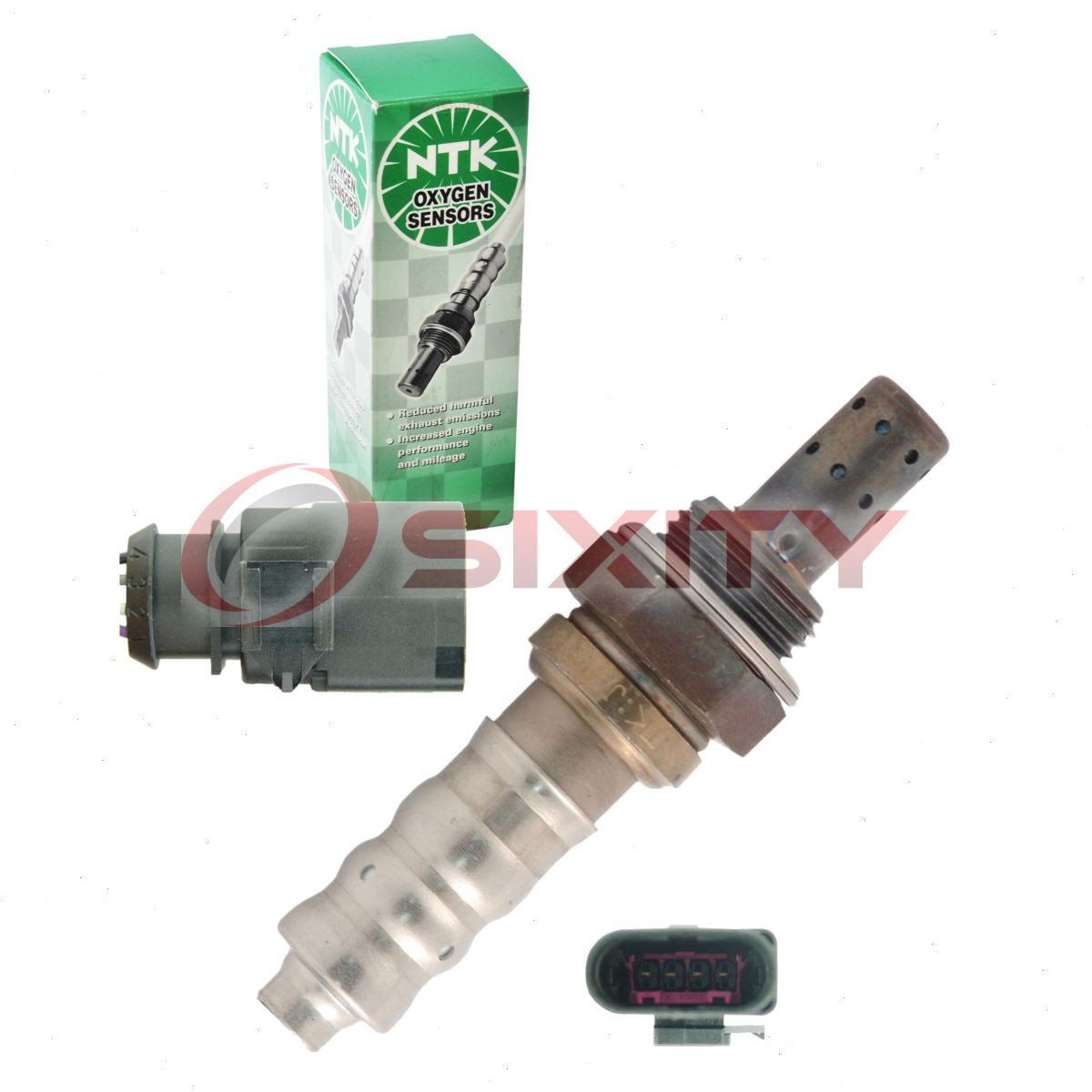 NGK NTK Downstream Left O2 Oxygen Sensor for 2009-2017 Audi Q5 3.2L 3.0L V6 ab