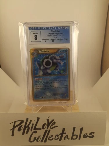 Blastoise 137/135 (Secret Rare) CGC8 Plasma Storm Holo