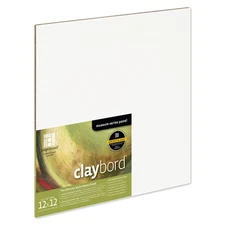 Museum Quality Claybord 12x12 Flat Profile Ultra Smooth Multi Media Panel
