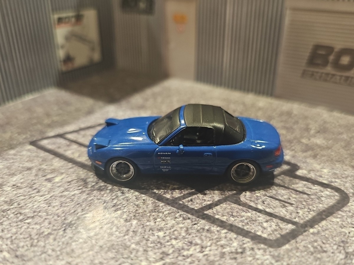 MINI GT MAZDA MIATA MX-5 (NA) TUNED VERSION 1/64 DIECAST DARK BLUE