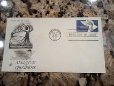 Alliance For Progress- 1963 - #1234 FDC Artcraft Cachet