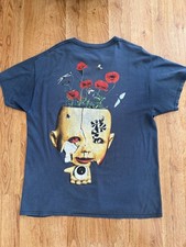 Travis Scott Cactus Jack Concert T-Shirt Dark Blue Men  s Large