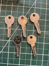 5 Ilco O1122br Key Blanks Works Utility Locks Cabinets Tool Boxes Switches Y103