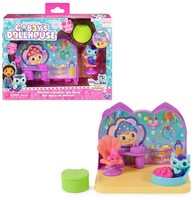 Dreamworks Gabby's Dollhouse Deluxe Spielset Wellness Raum Mercat ZubehöR Ab 3J