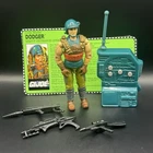GI Joe 1990 Dodger v2 Sonic Fighter Near Complete ARAH Figure With File Card