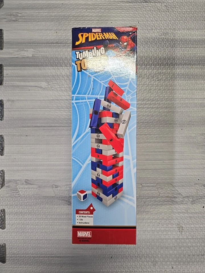Marvel Spiderman Spider-man Tumbling Tower juego Nuevo Foto 2 de 3