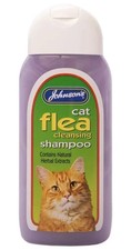 Johnsons Cat Flea Cleansing Shampoo - 200ml