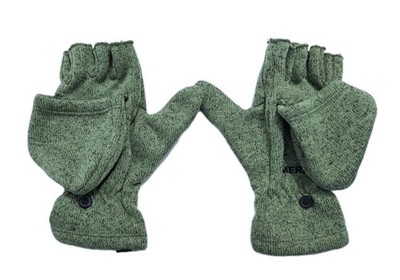 Merrell Convertible Mittens Gloves Flip Mitt Green Unisex Size XS Extra Small