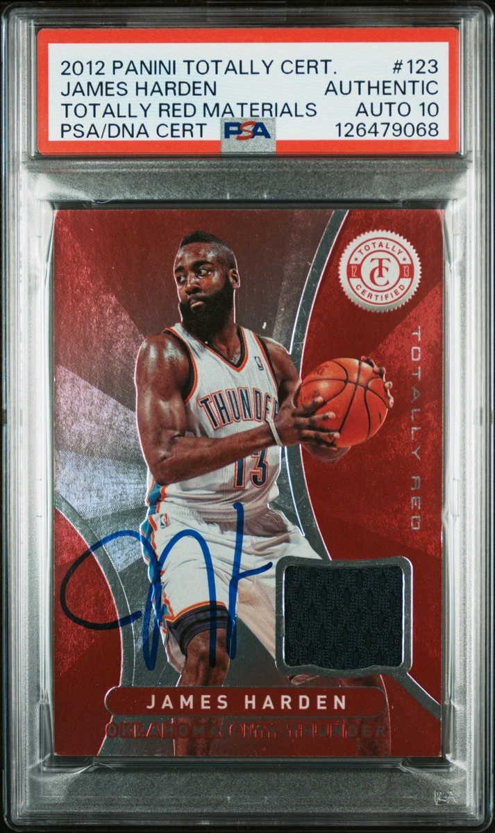 James Harden Professional Sports Authenticator (PSA) Basketball
