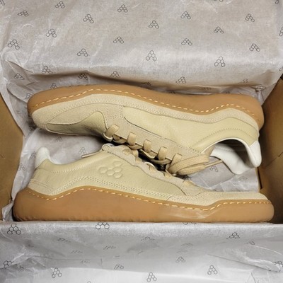 NEW Vivobarefoot Gobi II Premium Leather Sneaker Womens in Desert