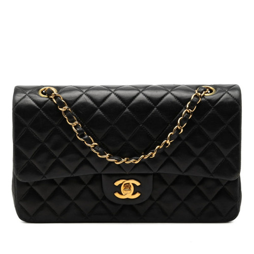 Chanel Coco Mark Matelassé 25 Double Flap Chain Shoulder Bag, Navy... GZl1ib5k