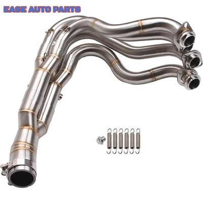 For Kawasaki Ninja ZX6R ZX636 2009-22 Full Exhaust System Header Front Link Pipe