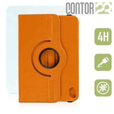 360° Schutzhülle Tasche +matte Folie ORANGE 8.3'' Apple iPad Mini 6.Gen (2021)