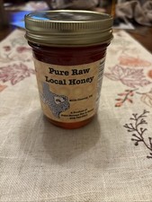 Half Pint Or 8 Ounces Pura Raw Honey From Ellis County Texas 100 Pure Honey