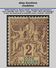 French Ivory Coast - 1892-1900, #2, Navigation & Commerce, MLH, Scott $3.75