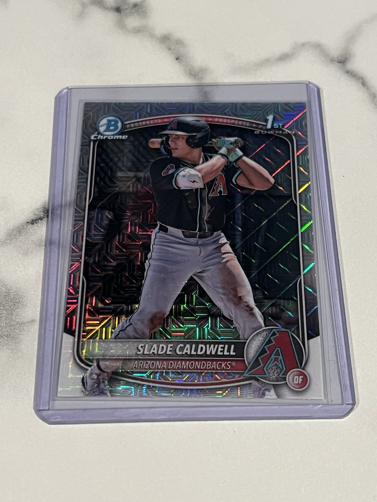 2025 Bowman - Slade Caldwell 1st Chrome #BCP-21 Mega Box Mojo Refractor