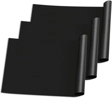 Large Oven Liners, 3 Pack Heavy Duty Mat Set for Bottom of Electric Oven, Reusab