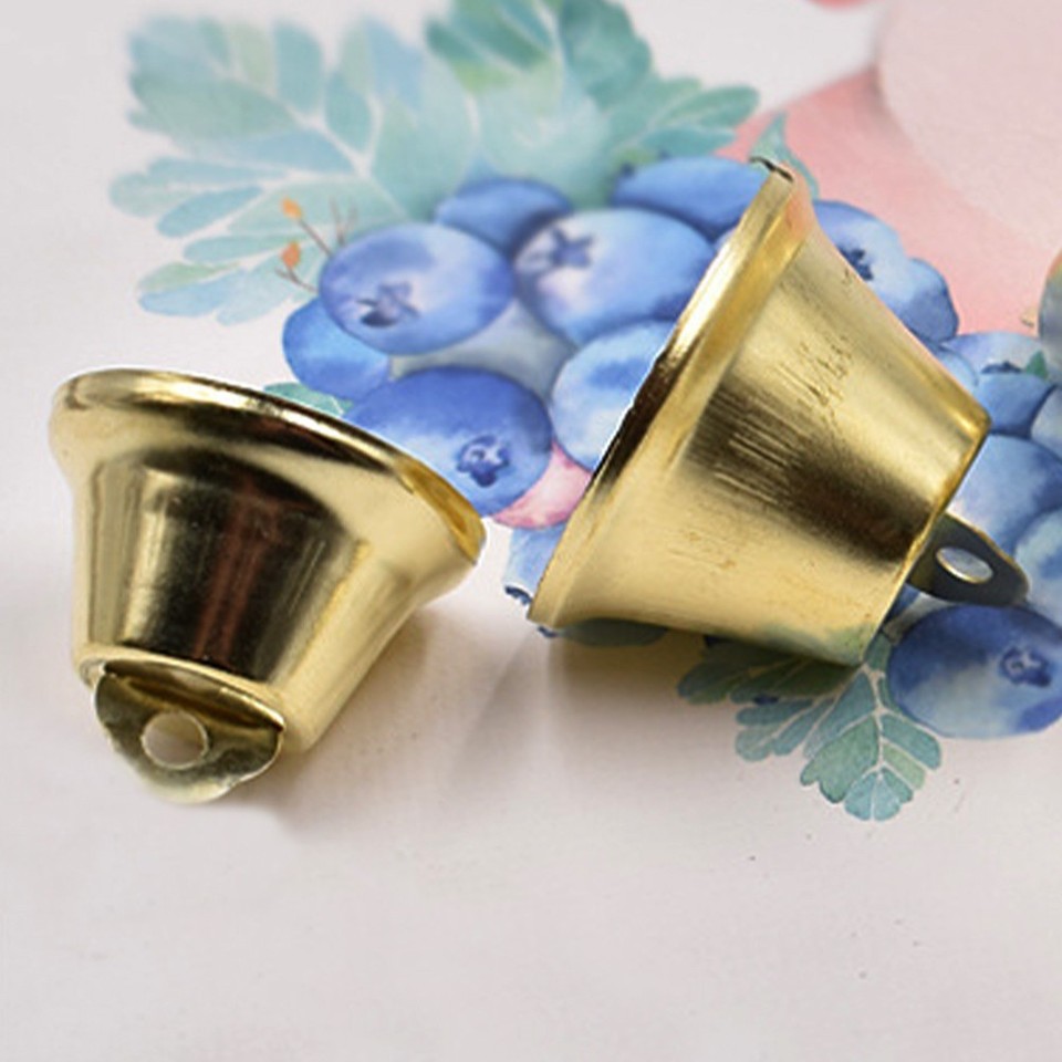 48Pcs Reusable Metal Bells Delicate Golden Bell Pendant for DIY Pet ...
