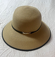 Karl Lagerfeld Paris Wide Brim Sun Hat Beige/...