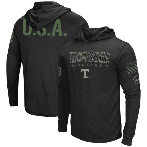 Men's Colosseum Black Tennessee Volunteers Big & Tall OHT Military Appreciation