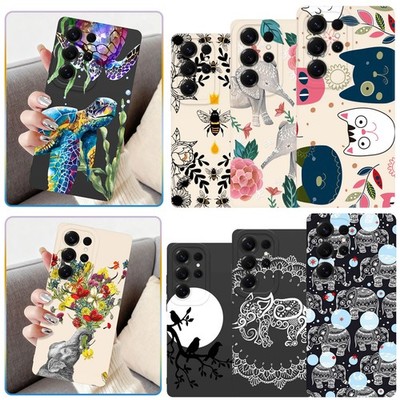 For Samsung S24 FE S25 S26 A36 A55 Phone Case Lovely Animal Tough Silicone Cover