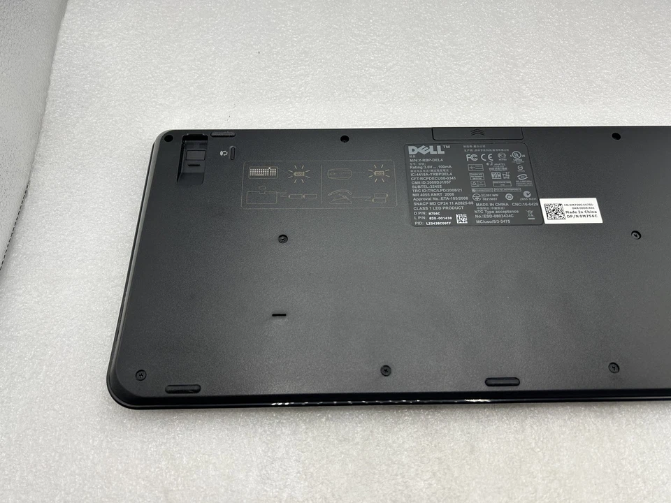 Dell Wireless Black Keyboard M756C Y-RBP DEL4 USB iR Receiver C-UAM35 - FREE S/H - Image 4 of 4