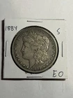 1884 S MORGAN SILVER DOLLAR VF TOUGH DATE SAN FRANCISCO MINT