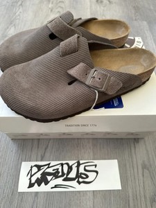 Stussy x Birkenstock Boston Clog Anthracite Brown Size 8 | eBay