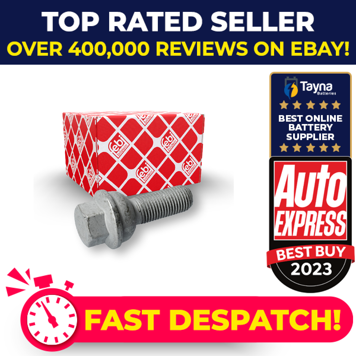 Wheel Bolt / Stud / Nut fits MERCEDES SPRINTER 906 3.5 2006 on M272.979 Febi New