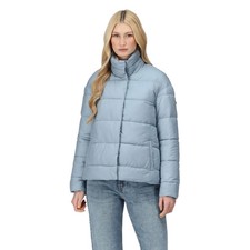 Regatta Raegan Womens Sz 8 Quilted Padded Short Puffer Jacket Ice Grey RRP £90