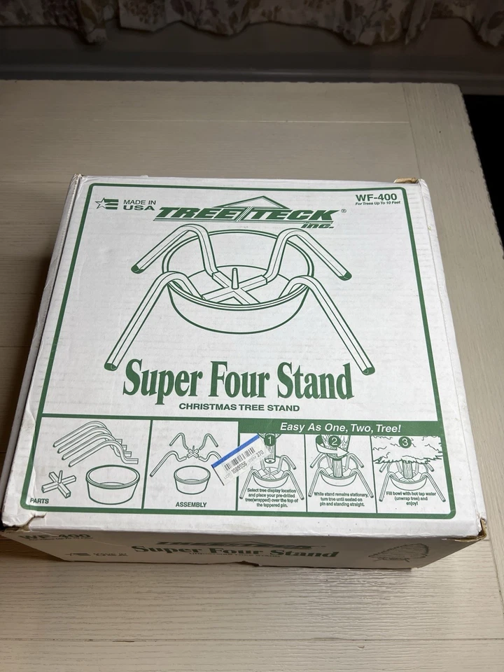 Tree Teck Super Four Tree Stand WF - 400 Trees Up To 10 Feet Made In USA - Image 4 of 4